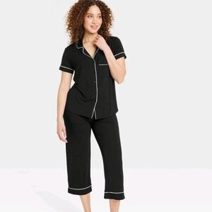 Auden Cloud Knit Cropped Pajama Pants